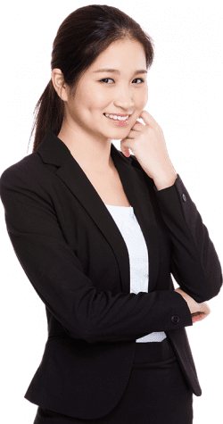 A woman in black jacket posing for the camera.