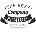 A black background with a white border.